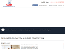 Tablet Screenshot of masterfirefighters.com